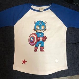 Captain America T-shirt toddlers
